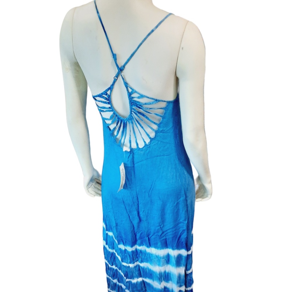 NEW Maxi Tie Dye Beach Dress - Picture 2 of 15